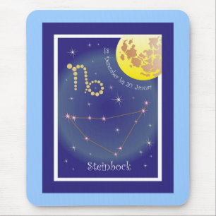 Steinbock 22. Dezember bis 20. Januar Mauspad Mouse Pad