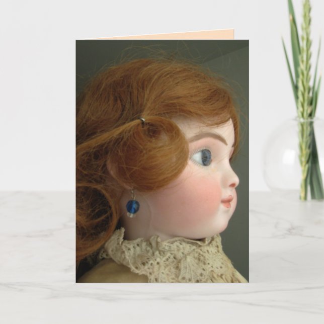 Steiner Doll Best Wishes Card - Blank (Front)
