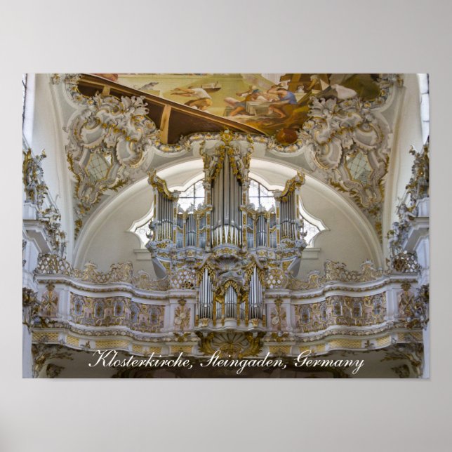 Steingaden Abbey organ poster (Front)