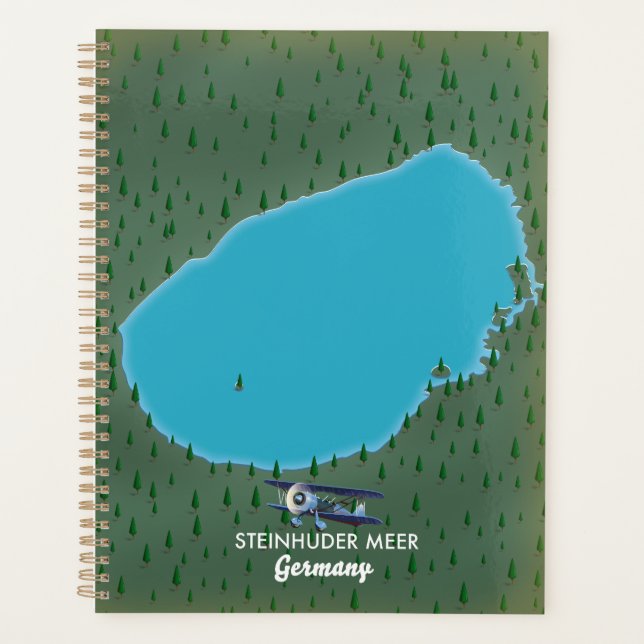 Steinhuder Meer Allemagne carte toile Imprimer (Devant)