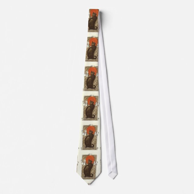 Steinlein's Cat - Vintage Art Nouveau Neck Ties (Front)