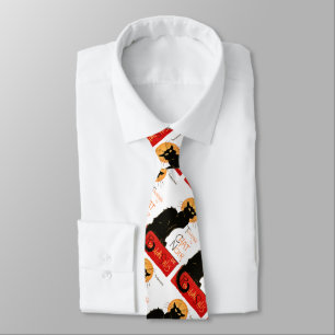 Steinlen Black Cat Classic French Chat Noir Poster Tie