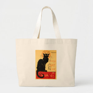 Steinlen Black Cat Large Tote Bag