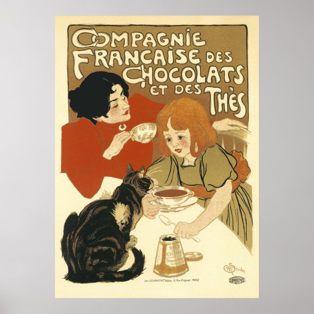 Steinlen - Compagnie Francaise des Chocolats Poster (Front)