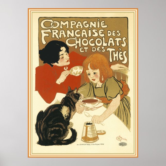 Steinlen - Compagnie Francaise des Chocolats Poster (Front)