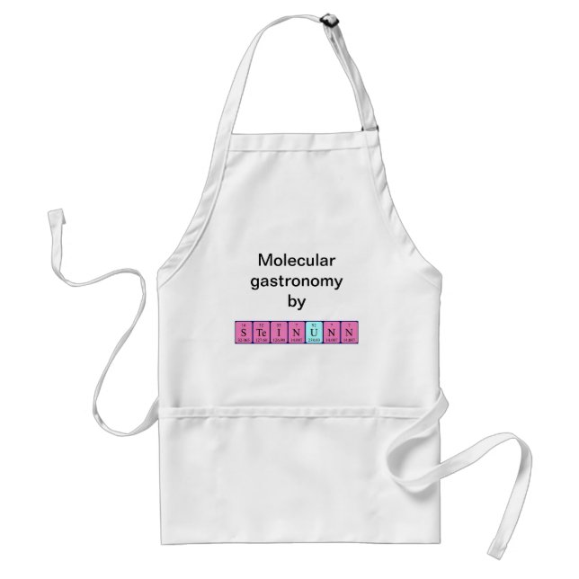 Steinunn periodic table name apron (Front)