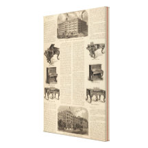 Steinway and Sons, Piano Manufacutrers Canvas Print