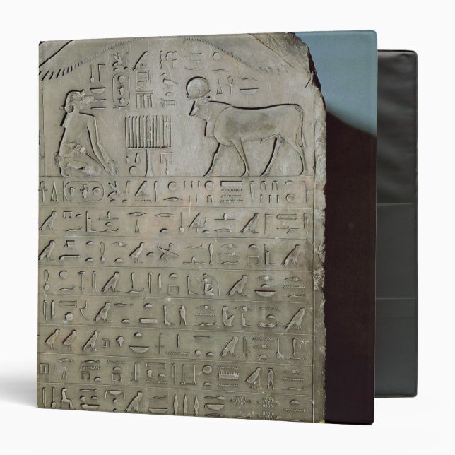 Stela commemorating the burial of the Apis Binder (Front/Inside)