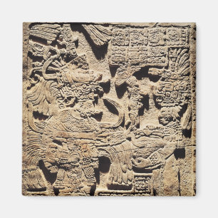 Stela depicting a High Priest and a Woman Magnet