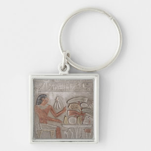 Stela depicting the deceased keychain