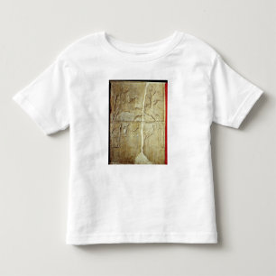 Stela relief depicting a wild boar hunt toddler t-shirt