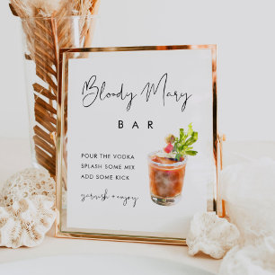 STELLA Bloody Mary Bar Sign