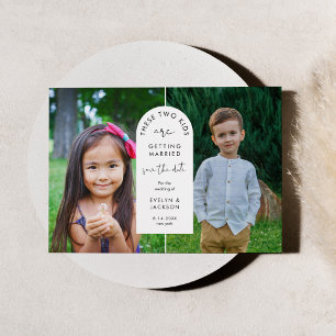 STELLA Childhood Photo Save the Date Announcement