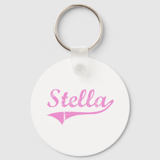 Stella Classic Style Name Keychain (Front)