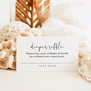 STELLA Diaper Raffle Ticket Insert Card