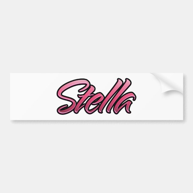 Stella faded pink Aufkleber Sticker (Front)