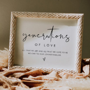 STELLA Generations Of Love Sign