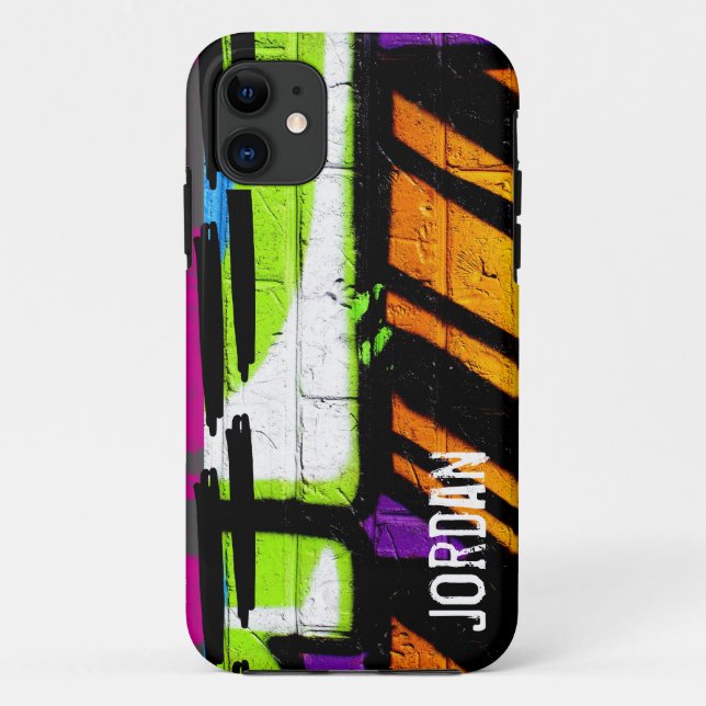 Stella Graffiti Personalize Spray Paint Case-Mate iPhone Case (Back)