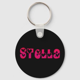 Stella in Hearts Keychain