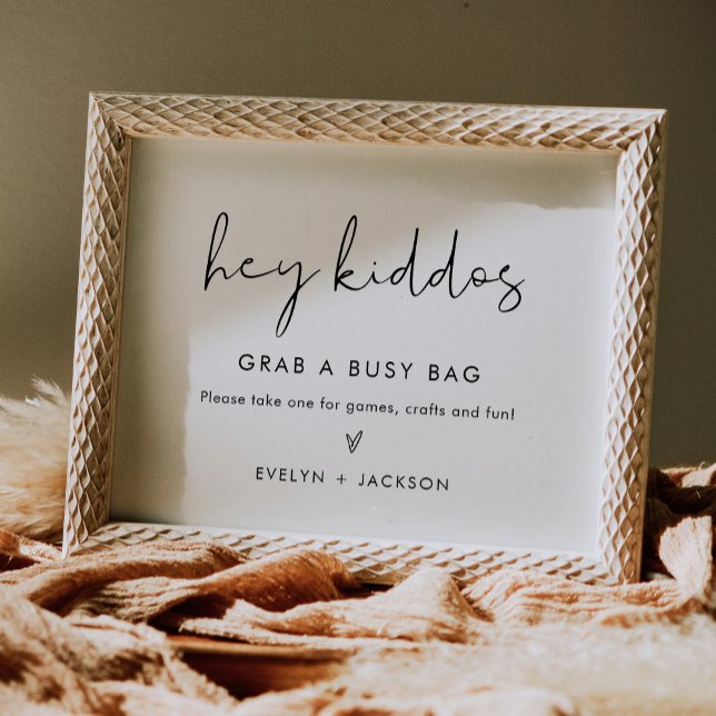STELLA Kids Busy Bag Wedding Sign (Creator Uploaded)