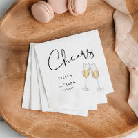 STELLA Minimalist Wedding Cheers Cocktail