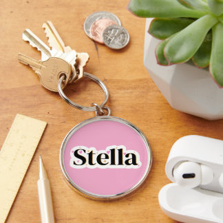 Stella name cute design keychain