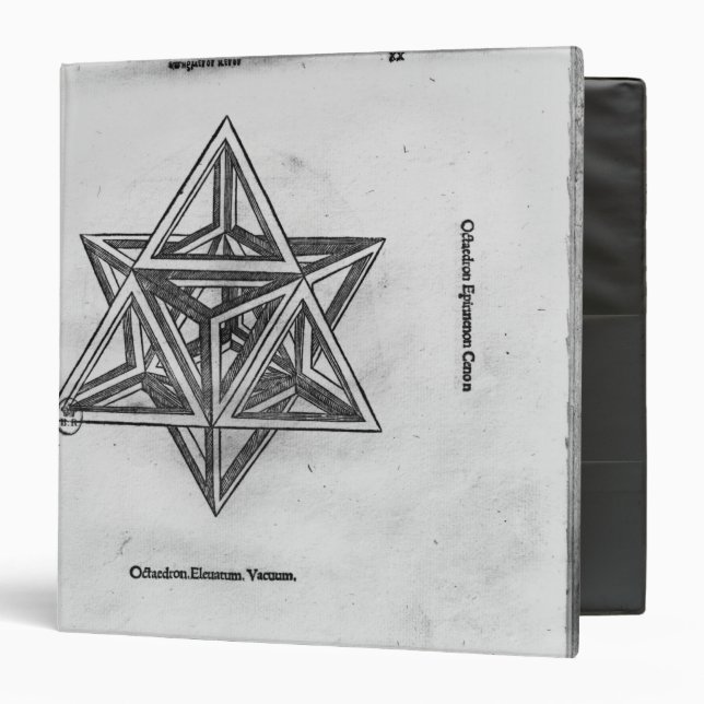 Stella octangula, from 'De Divina Proportione' Binder (Front/Inside)