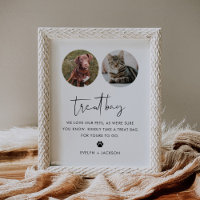 STELLA Pet Treat Bag, Dog Biscuit Bar Wedding Sign