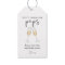 STELLA Pop it Champagne Baby Shower Favour Tag