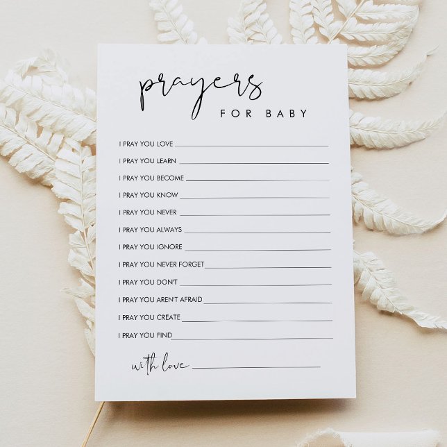 STELLA Prayers for Baby Advice Card (Creator Uploaded)