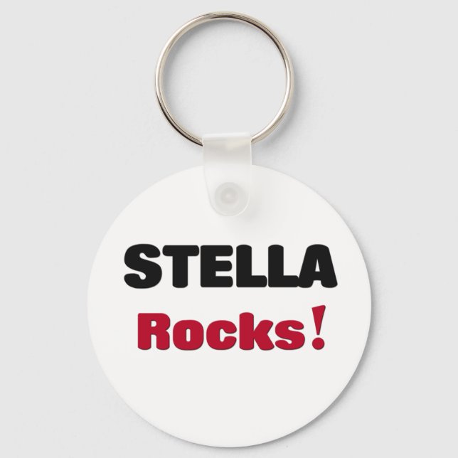 Stella Rocks Keychain (Front)