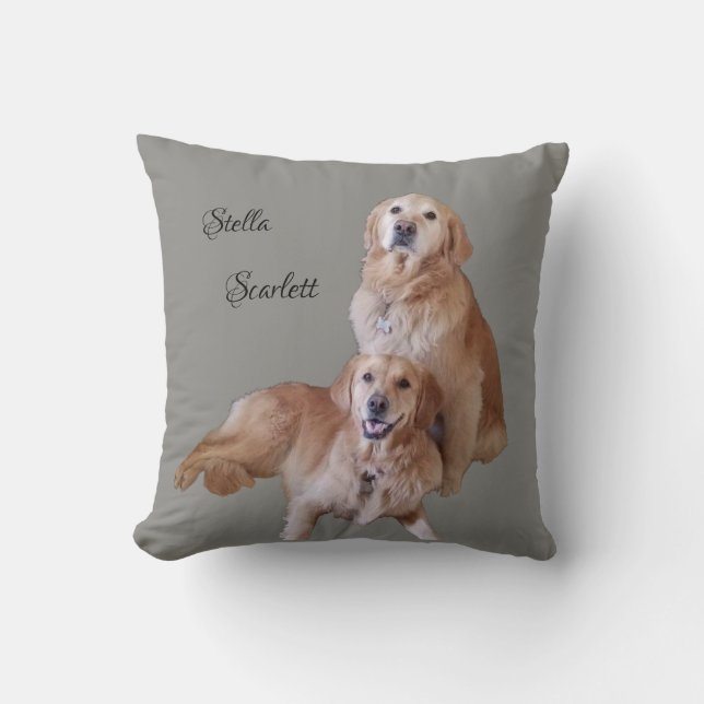 Stella & Scarlett Golden Girls Throw Pillow (Front)