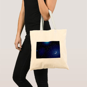 Stella Space Landscape Tote Bag