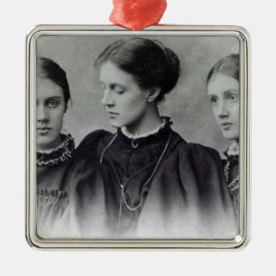 Stella, Vanessa and Virginia Stephen, c.1896 Metal Ornament