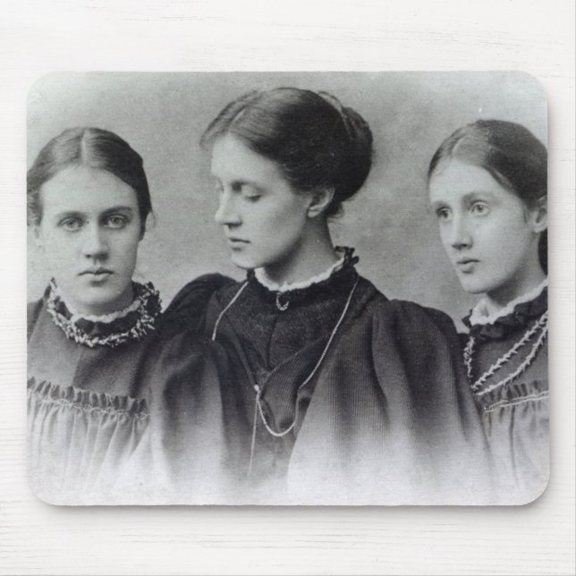 Stella, Vanessa and Virginia Stephen, c.1896 Mouse Pad (Front)