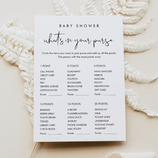 STELLA Whats Dans Votre Porte-Baby shower Carte De (Créateur téléchargé)