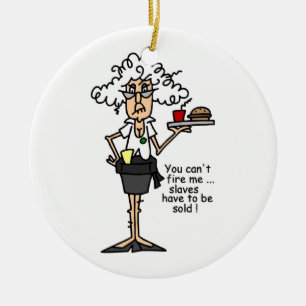Stella With Attitude Humour Ceramic Ornament