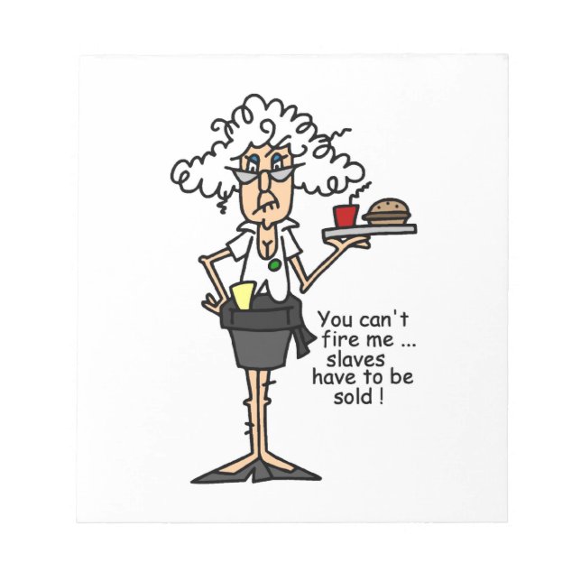 Stella With Attitude Humour Notepad (Front)