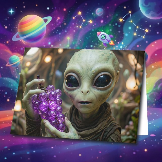 Stellar Alien | Missing You Bunches Card (Creator Uploaded)