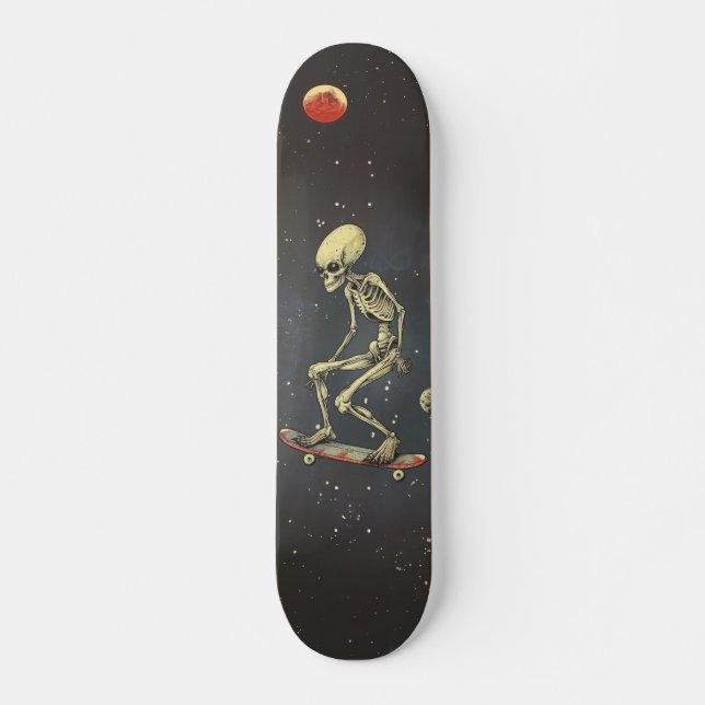 Stellar Alien Skater 7 3/4" Skateboard Deck (Front)