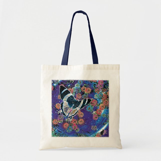 Stellar Blooms Tote Bag (Front)