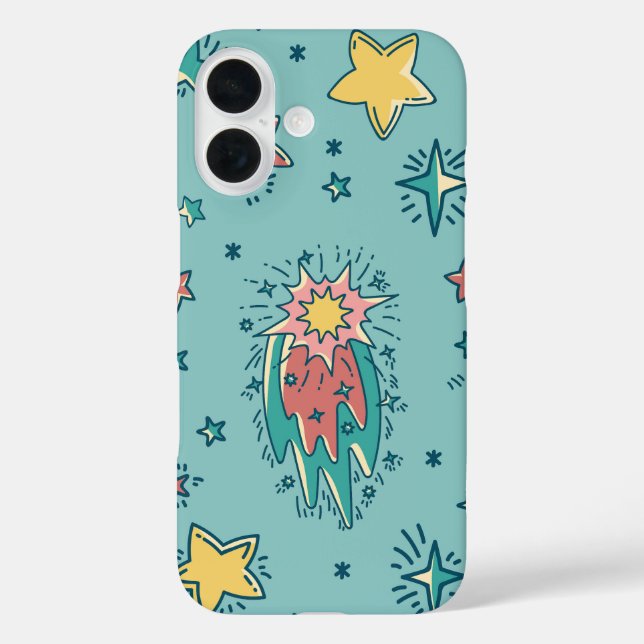 Stellar Comet – Colourful Cosmic Case-Mate iPhone Case (Back)