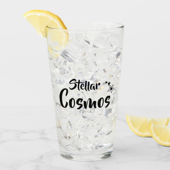 Stellar Cosmos Glass Cup (Front Ice)