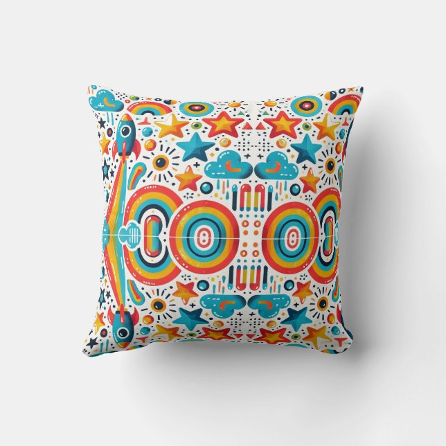 "Stellar Dreams" Decorative Pillow (Back)