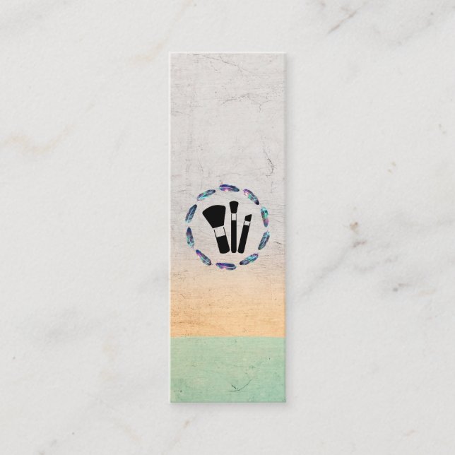 Stellar Feather | Makeup Kit Mini Business Card (Front)