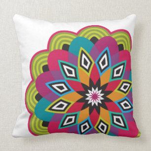 Stellar Flower Throw Pillow