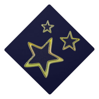 Stellar Gold Graduation Cap Topper