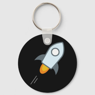 Stellar Lumen Round Keychain (Black)