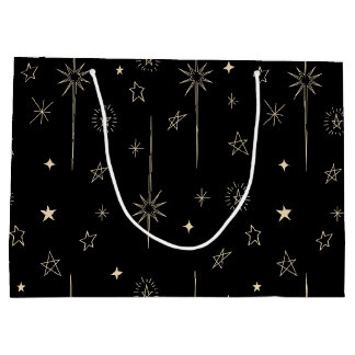 Stellar Night Star Celestial Large Gift Bag