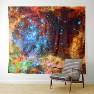 Stellar Nursery, Hubble Space Picture Tapestry